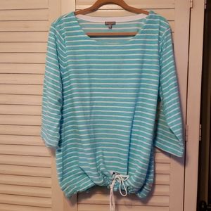 "T by Talbots" Talbots Terry Top, 2x